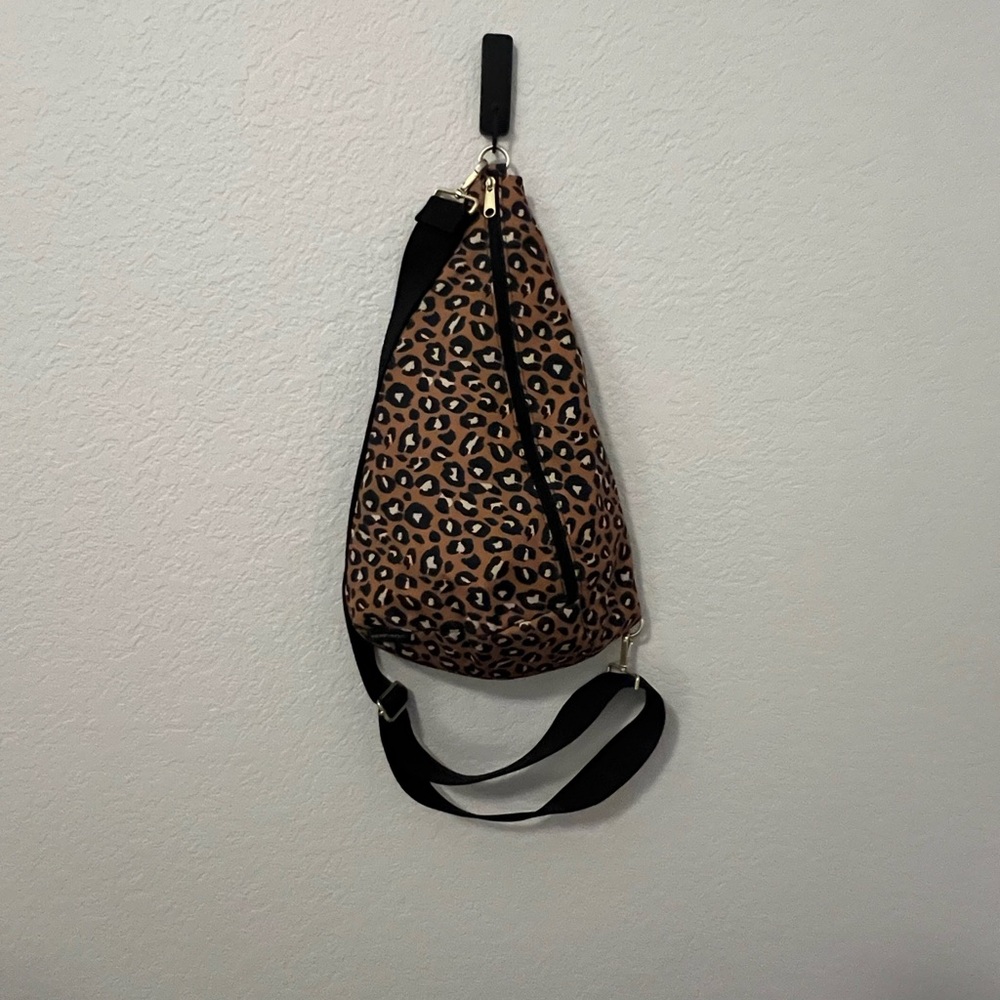 Leopard Print Sling Bag